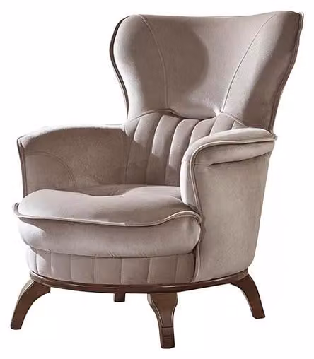 Sessel Polstermöbel Grau Design Modern Stil Möbel Sitz Wohnzimmer