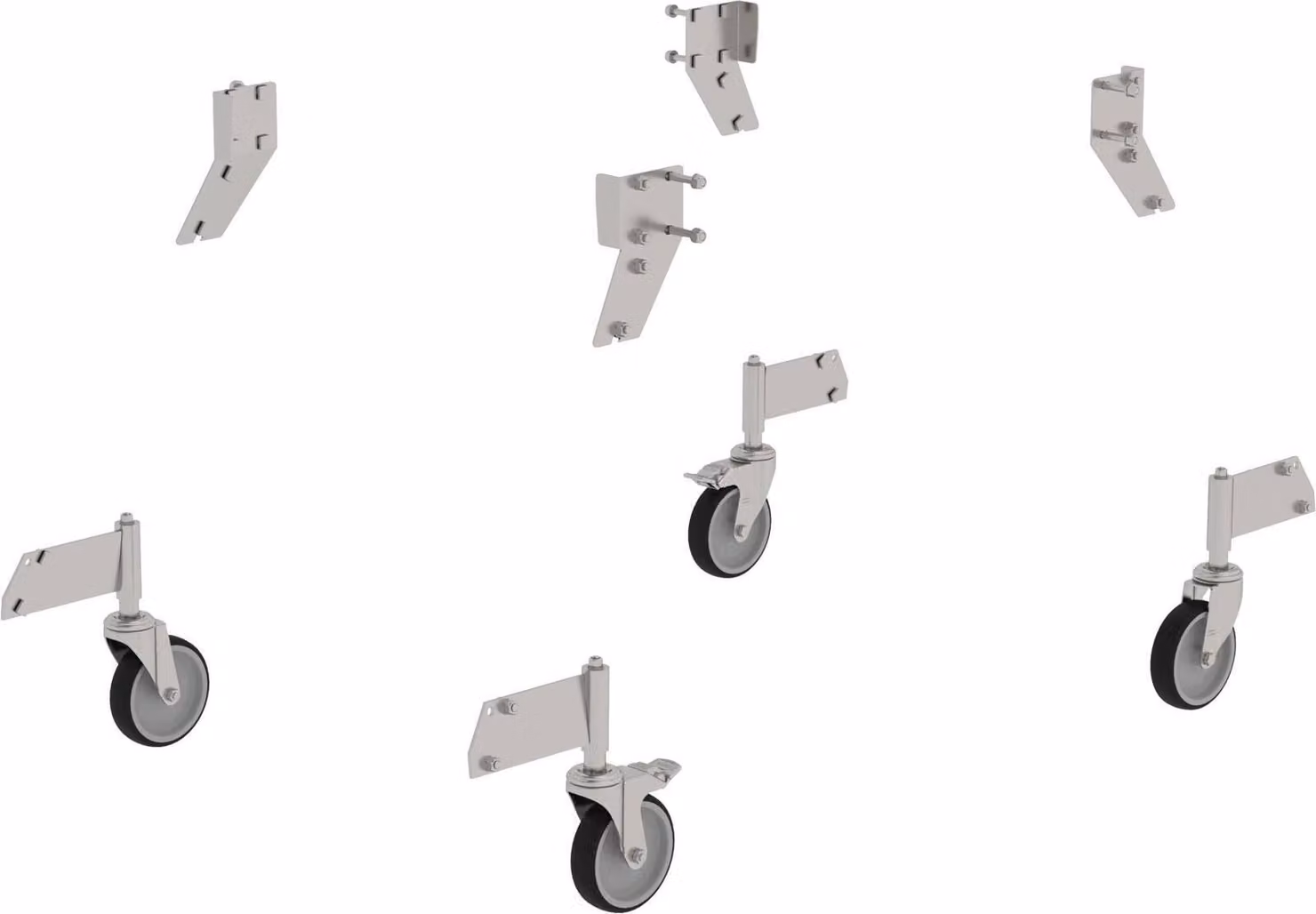 Kit retrofit MUNK in acciaio inox su entrambi i lati 4 pezzi