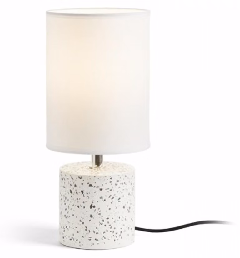 CAMINO lampada da tavolo con paralume bianco decor terrace 230V LED E27 15W