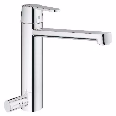 Grohe Get - Miscelatore per lavello con valvola di arresto, cromo 30198000