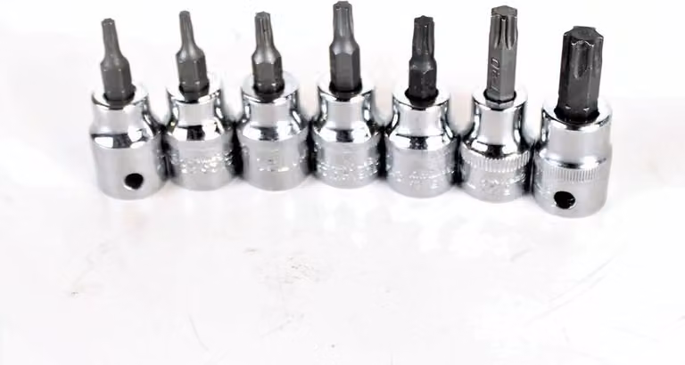 SALTUS 3/8" set di bit per chiavi a bussola 7 pezzi T10-T50 strumenti per avvitare i dadi