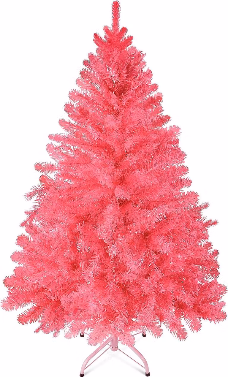 Albero di Natale artificiale 120 cm Realistico per Natale 320 rami Supporto in metallo