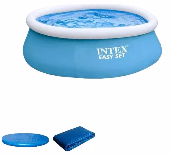 Piscina, design portatile, divertimento adatto alle famiglie, telo per il fondo della piscina, copertura per piscina