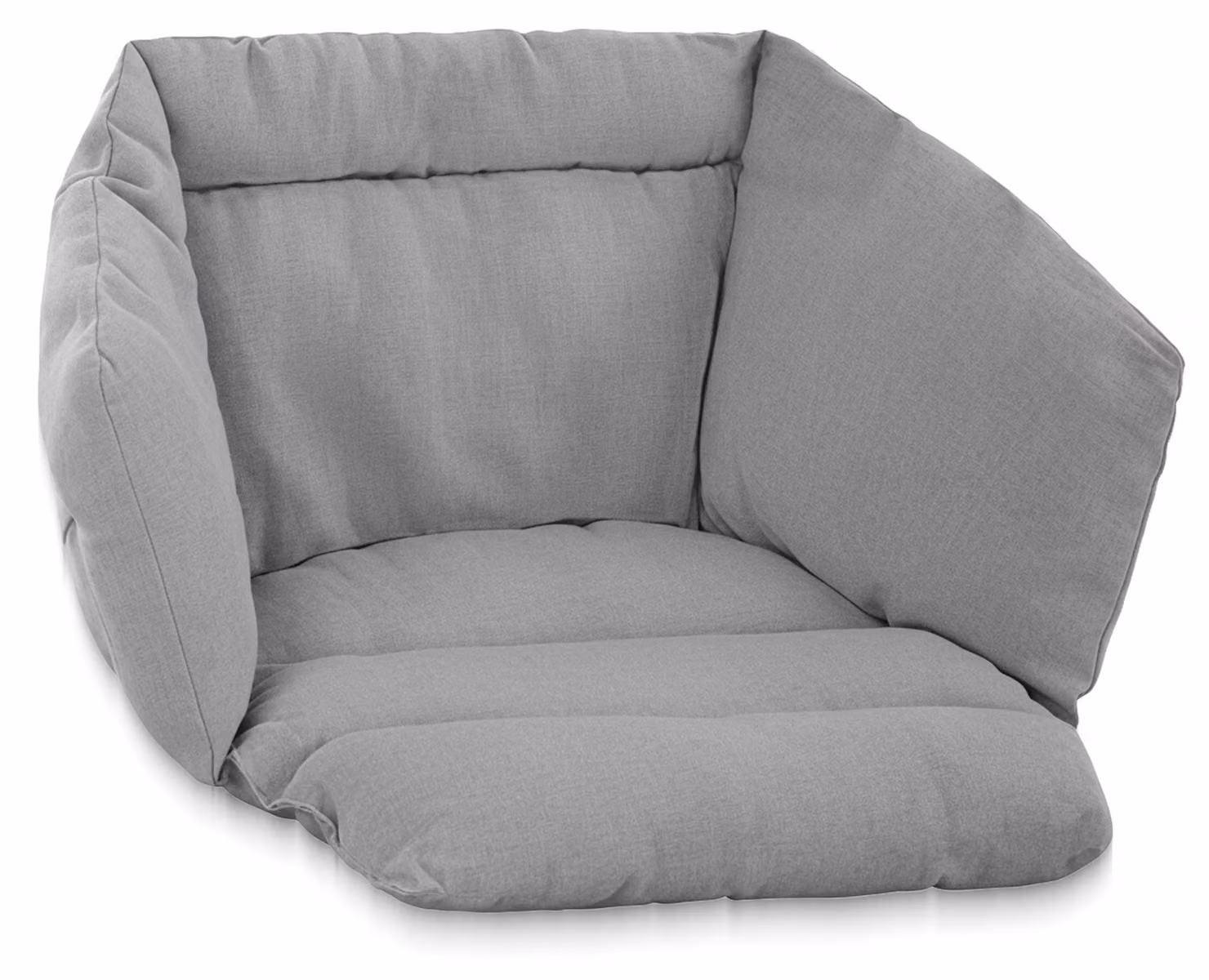 Cuscino da seduta per poltrona sospesa da giardino, sdraio da spiaggia, poltrona MalTec GRIGIO 60*40*80 cm per esterni
