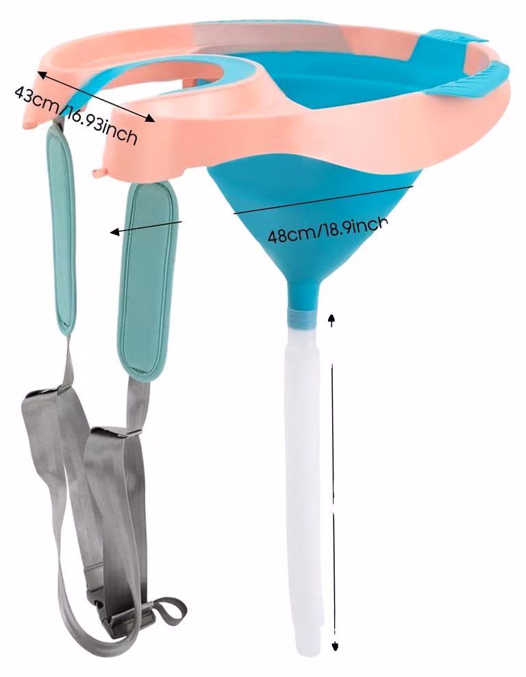 Lavacapelli, design ergonomico, tubo di scarico regolabile, blu e rosa