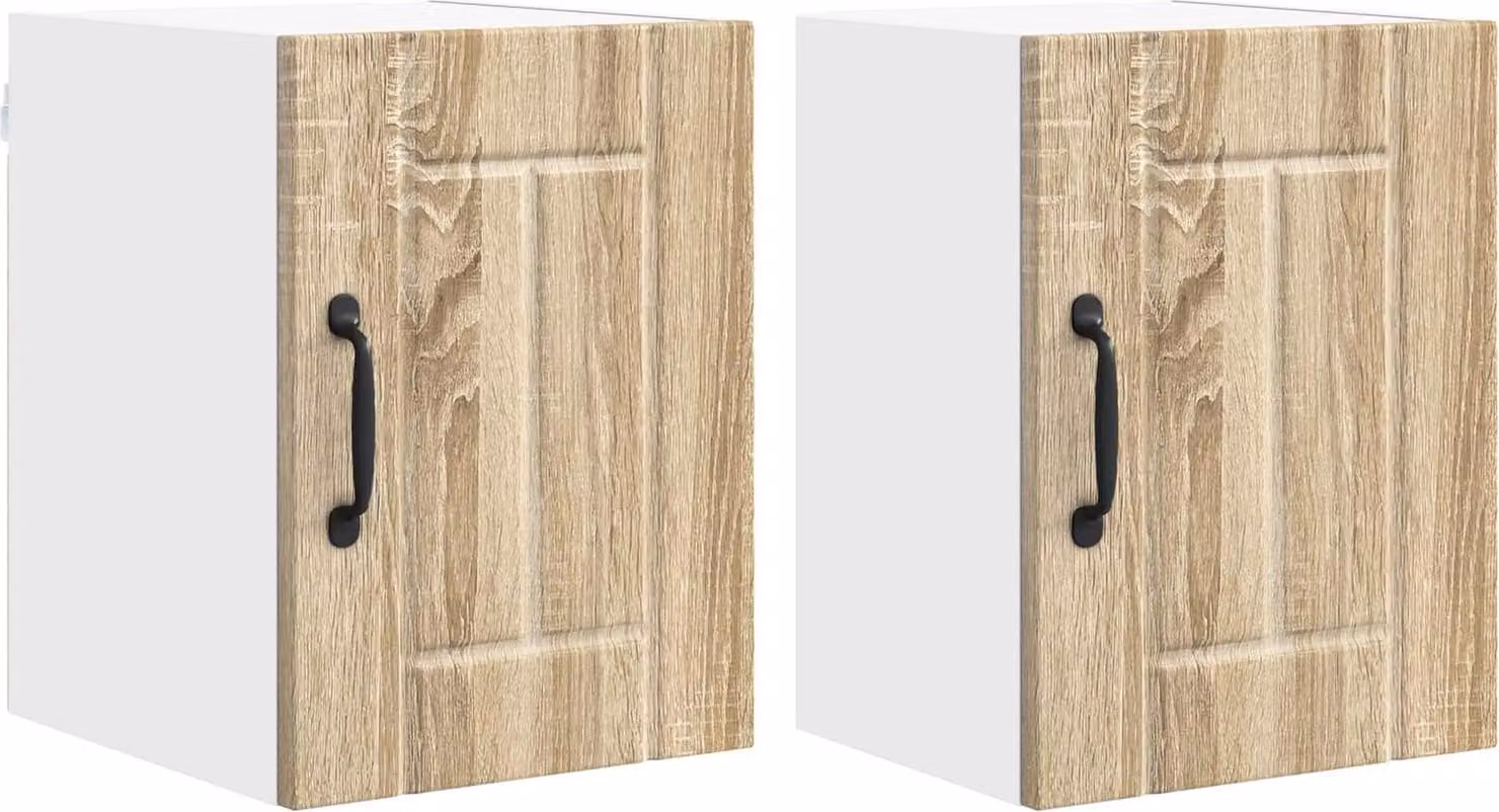 Armadietto a muro LUCCA 2 pcs Rovere Sonoma 30 x 31 x 40 cm