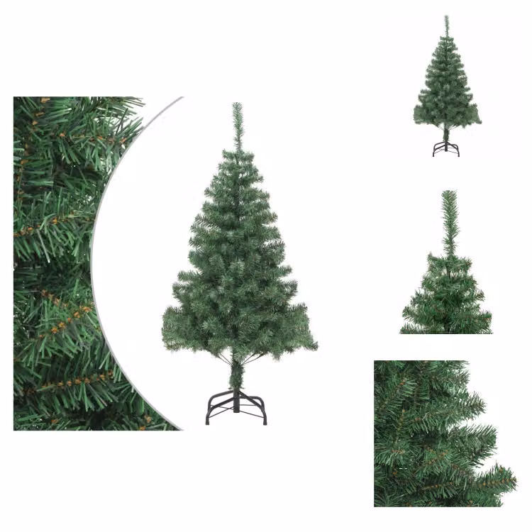 vidaXL Albero di Natale artificiale in acciaio 210 cm 910 rami - Alberi di Natale