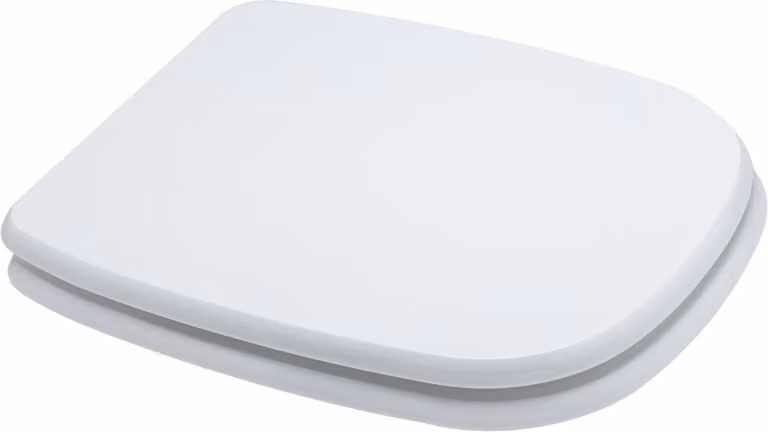 Sedile wc con copriwc compatibile modello alfana bianco