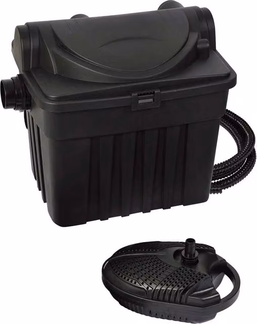 Kit filtro per laghetti e piscine con uvc integrato e pompa 4000 plus tripla azione