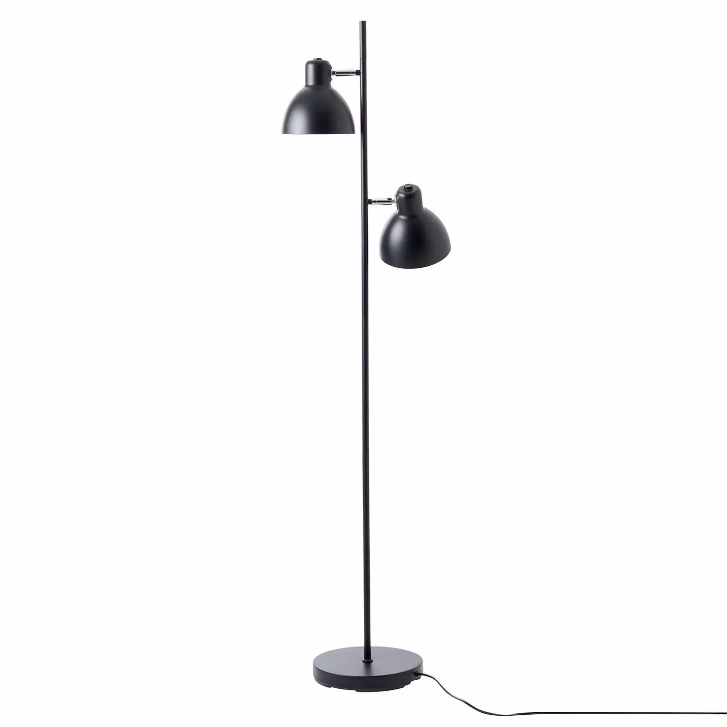 Dyberg Larsen Lampada da terra Skagen 2, Nero, Soggiorno / Sala da pranzo, Metallo, Scandinavo, Lampada da terra