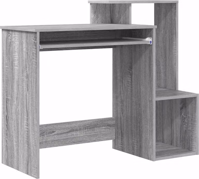 Scrivania Grigio Sonoma 106 x 41 x 88.5 cm Legno multistrato