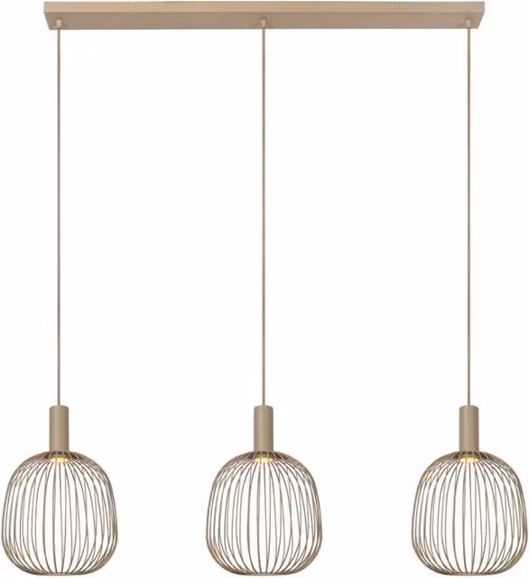 Lampada sospesa industrial Esterel 3xGU10 taupe Lucide