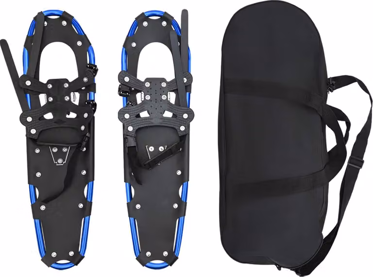 Ciaspole 3 in 1 Blu e Nero 78,5 x 22 cm Alluminio e HDPE