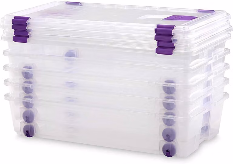 COM-FORT HOUSE Scatole portaoggetti 35 L Pack 5