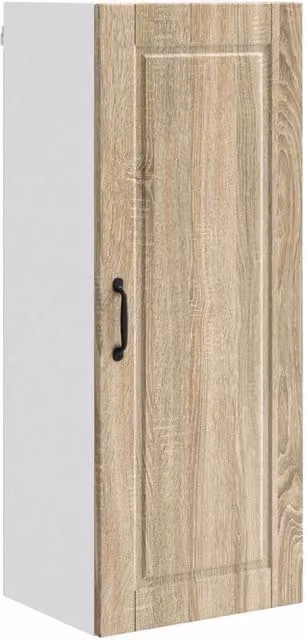 Armadio pensile da cucina moderno con ripiani 40 x 31 x 100 cm per uso interno in legno ingegnerizzato rovere sonoma 02_0054457