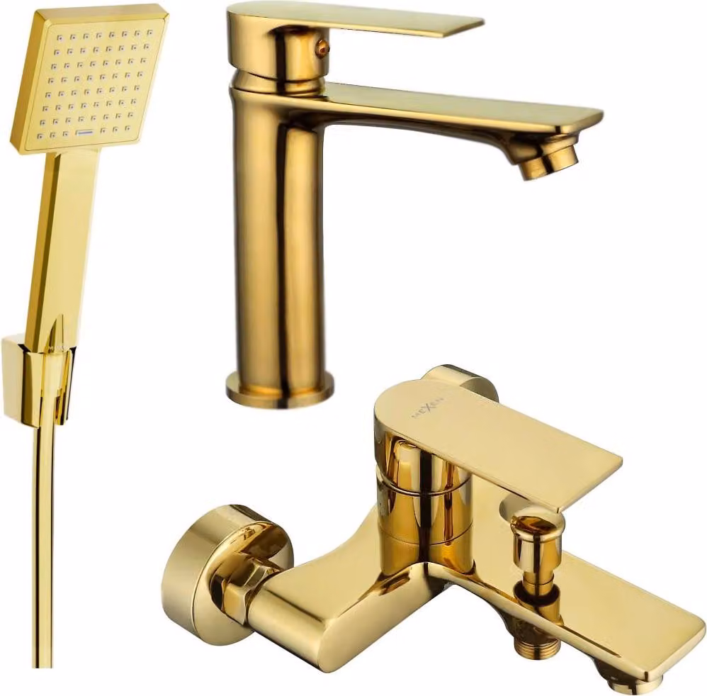 Mexen Royo R45 set da bagno, oro - 72203R45-50
