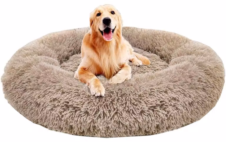 Cuccia ortopedica per animali domestici, a forma di ciambella, 80 cm, per cani di grossa taglia