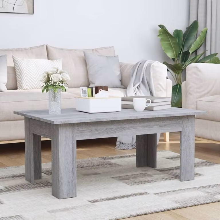 Maison Exclusive - Tavolino grigio Sonoma 100x60x42 cm Materiale ligneo