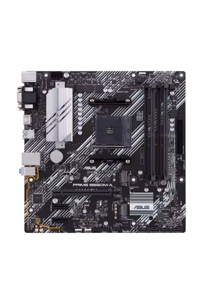 Scheda madre Asus Prime B550M-A/CSM AMD B550 Socket AM4 Micro ATX DDR4 Nero e Argento – 2