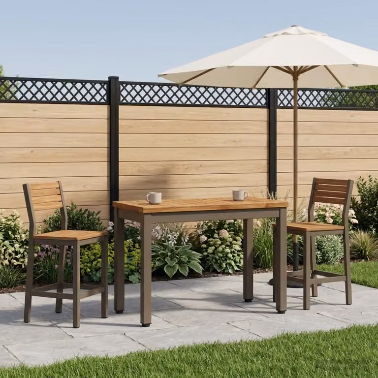 vidaXL Tavolino da salotto in legno di acacia marrone stile rustico L/P/H: 60,5 x 30 x 36 cm
