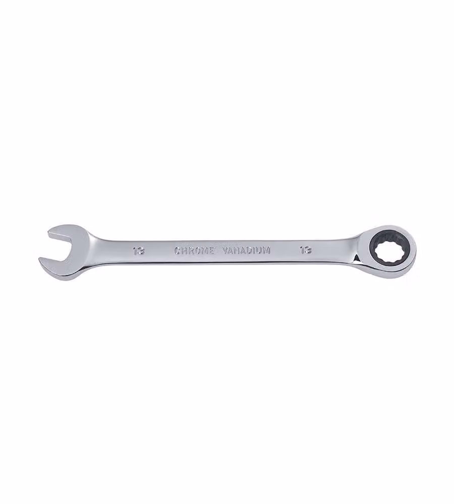 Fervi Chiave a Cricchetto Cromata 15 mm - Lunghezza 200 mm