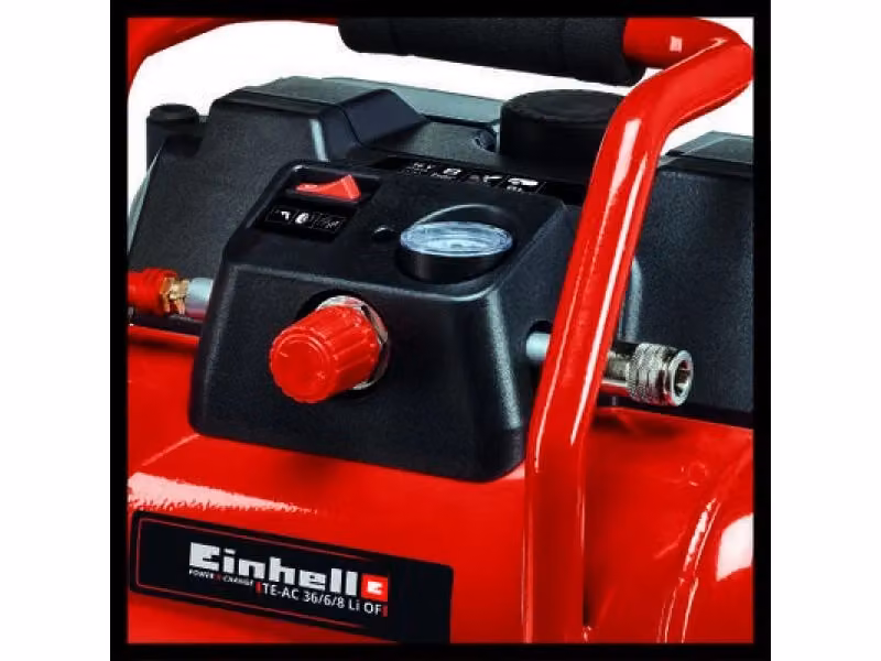 Compressore Einhell TE-AC 36/6/8 Li OF Set Rosso senza batteria e caricabatterie – 2