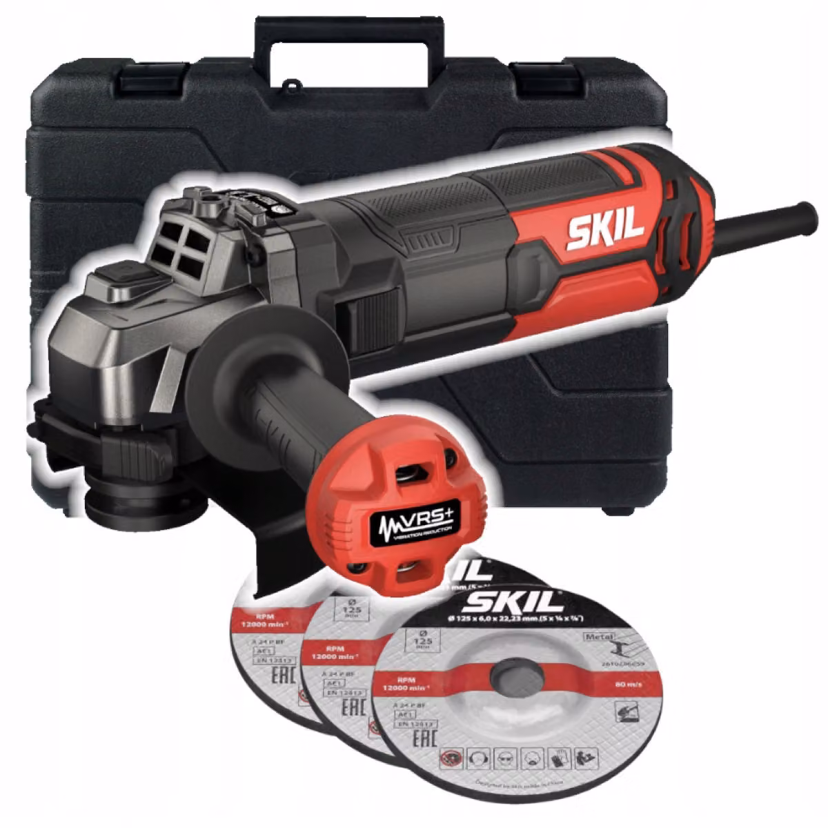 SKIL 9151 GB Winkelschleifer (125 mm Scheibe, 1010 W Motor, Seitenhandgriff)