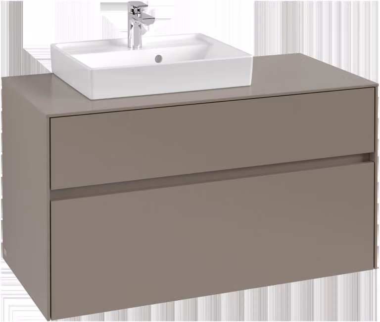 Villeroy & Boch Collaro Meuble sous-lavabo, lavabo à gauche, suspendu, 1000x548x500mm, C01400VM, C01400VM