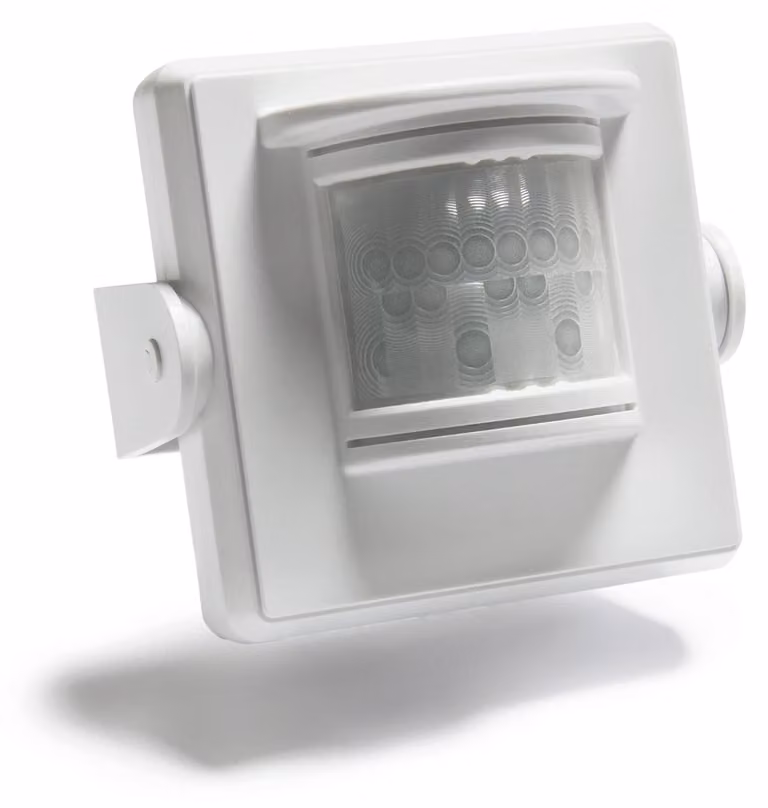 intertechno PIR-6000, Modello da appoggio, Bianco, IP64, Sensore a infrarossi passivo (PIR), Wireless, 30 m