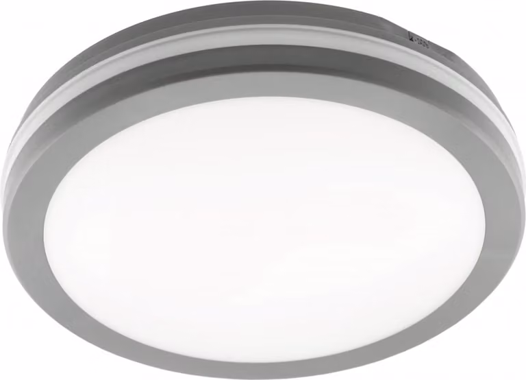 Lampada da soffitto a LED, lampada da parete 12 W, 18 W, 24 W, CCT, IP65, 6 in 1, rotonda Ø 30 cm, grigia