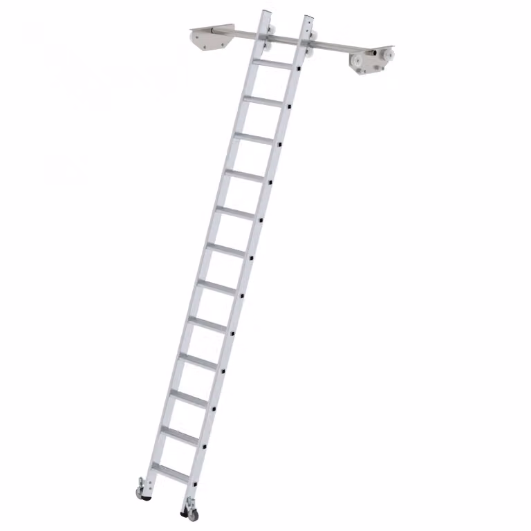 Scaletta mobile per scaffalatura doppia 12 gradini