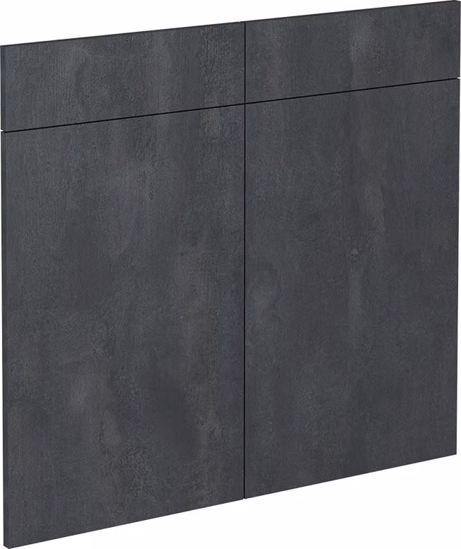 Frontale cucina Vicco R-Line Calce nera 79.2 x 70.8 cm frontale del mobile per mobile base con cassetti, Model 42815
