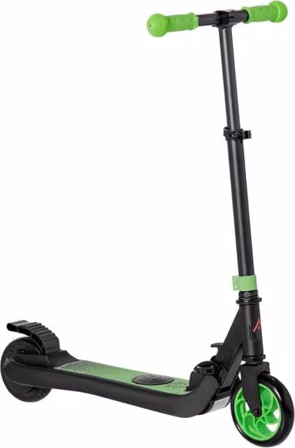 Trottinetta elettrica per bambini zephmum verde, pieghevole e con altezza regolabile, L/P/H: 71 x 36,5 x 75-80 cm