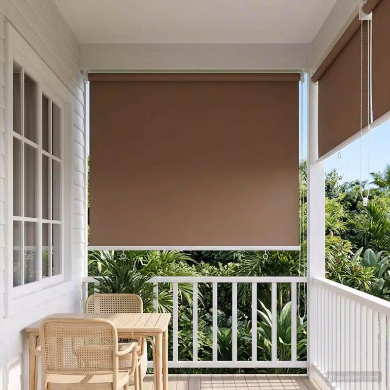 vidaXL Tenda da sole a rullo con protezione UV Tortora