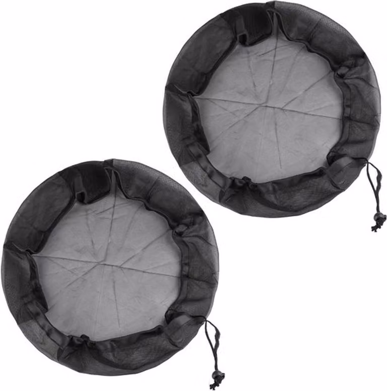 Reti di protezione regolabili per serbatoi di raccolta dell'acqua piovana - confezione da 2 - rete da 60 cm per la raccolta dell'acqua, l'uso in giardino e l'irrigazione