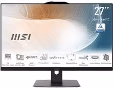PC All in One MSI Modern AM272 1M-851IT da 27 pollici, Intel Core i5-120U, 8GB RAM, 512GB SSD, Nero