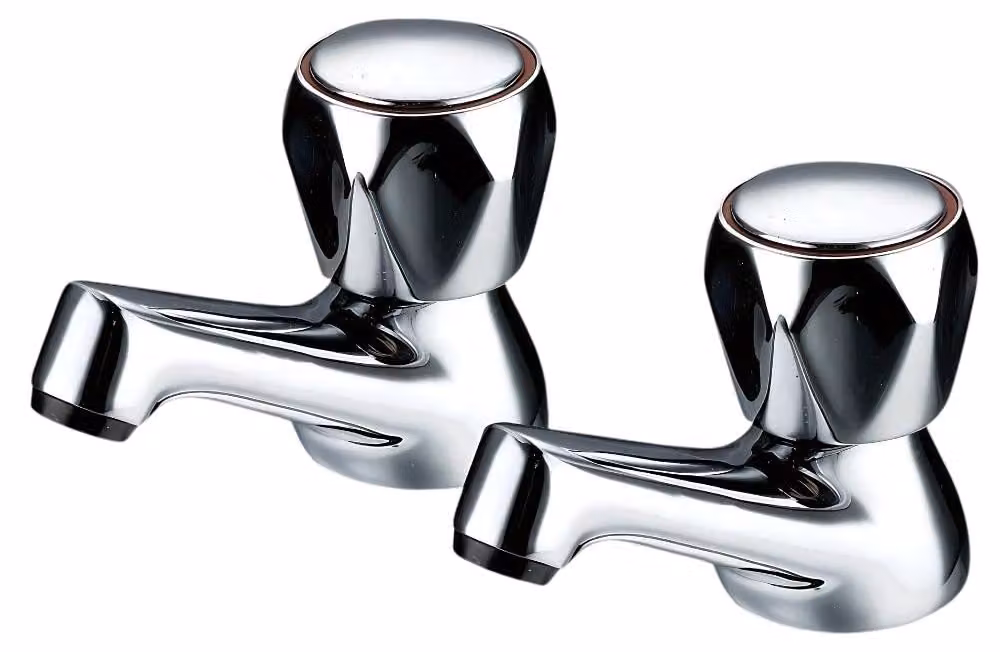 Miscelatore monocomando per lavabo, cromato, in ottone, da montare a incasso