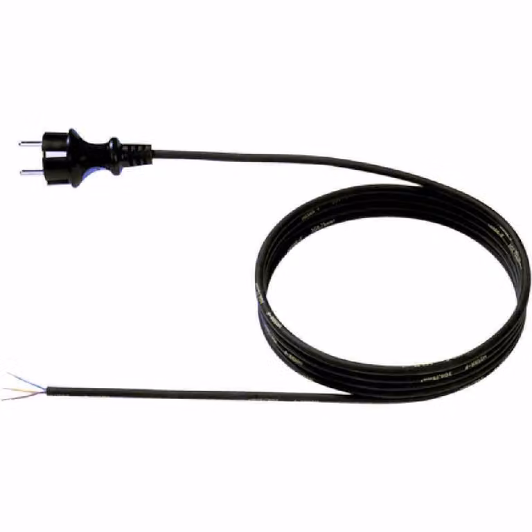 Cavo di alimentazione in neoprene BACHMANN 3G1,00 3m, H07RN-F 3G1,00 nero 32/AEH