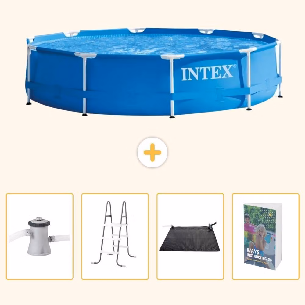Piscina fuori terra a struttura - 305x76 cm - 5 pezzi - SCB128