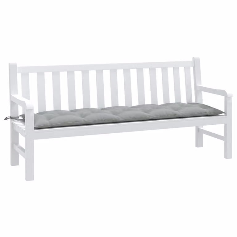 Cuscino per panca da giardino vidaXL Grigio, L 180 x P 50 x H 7 cm