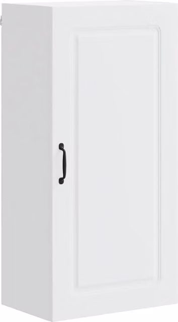 Pensile moderno HELLOSHOP26 per cucina o soggiorno in legno composito bianco opaco L 50 cm x P 31 cm x H 100 cm