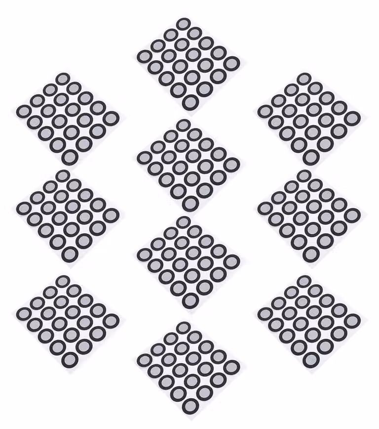 Marcatori per scanner 3D, 200 pezzi, diametro interno 12 mm, diametro esterno 19 mm