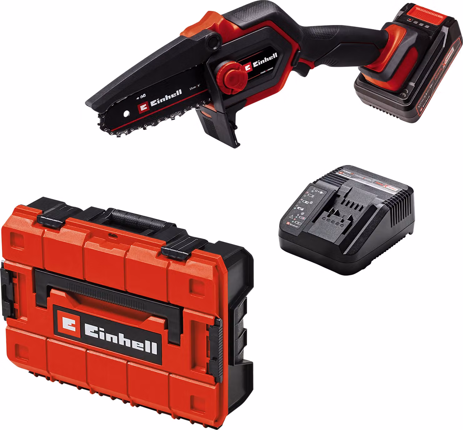 Einhell 4600045 Einhell GE-PS 18/15 Li BL Kit Akku-Kettensäge
