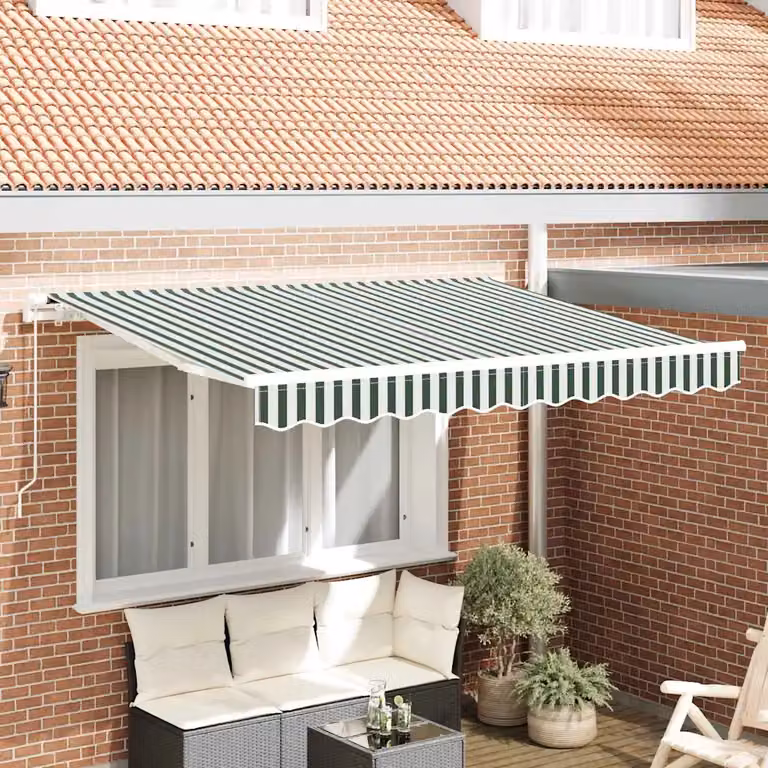 Telo di ricambio per tenda da sole vidaXL in poliestere multicolore, L: 3 m, P: 2,5 m