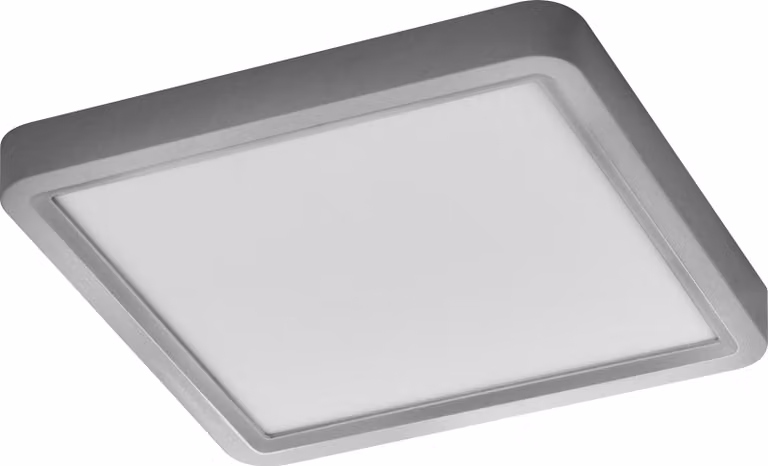 OSRAM Orbis Quickfix 320x320mm Plafoniera LED, 24W, 3000K bianco caldo, 2500lm, Click-DIM, argento, plastica/metallo