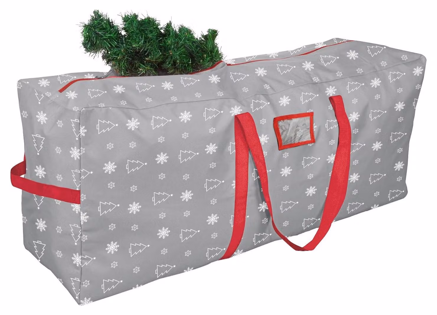 Borsa per il trasporto e lo stoccaggio dell'albero di Natale YiYa, adatta per alberi di altezza 9 piedi, realizzata in tessuto Oxford 600D resistente all'acqua, con maniglie per un facile trasporto. Ideale per riporre l'albero di Natale e le decorazioni.