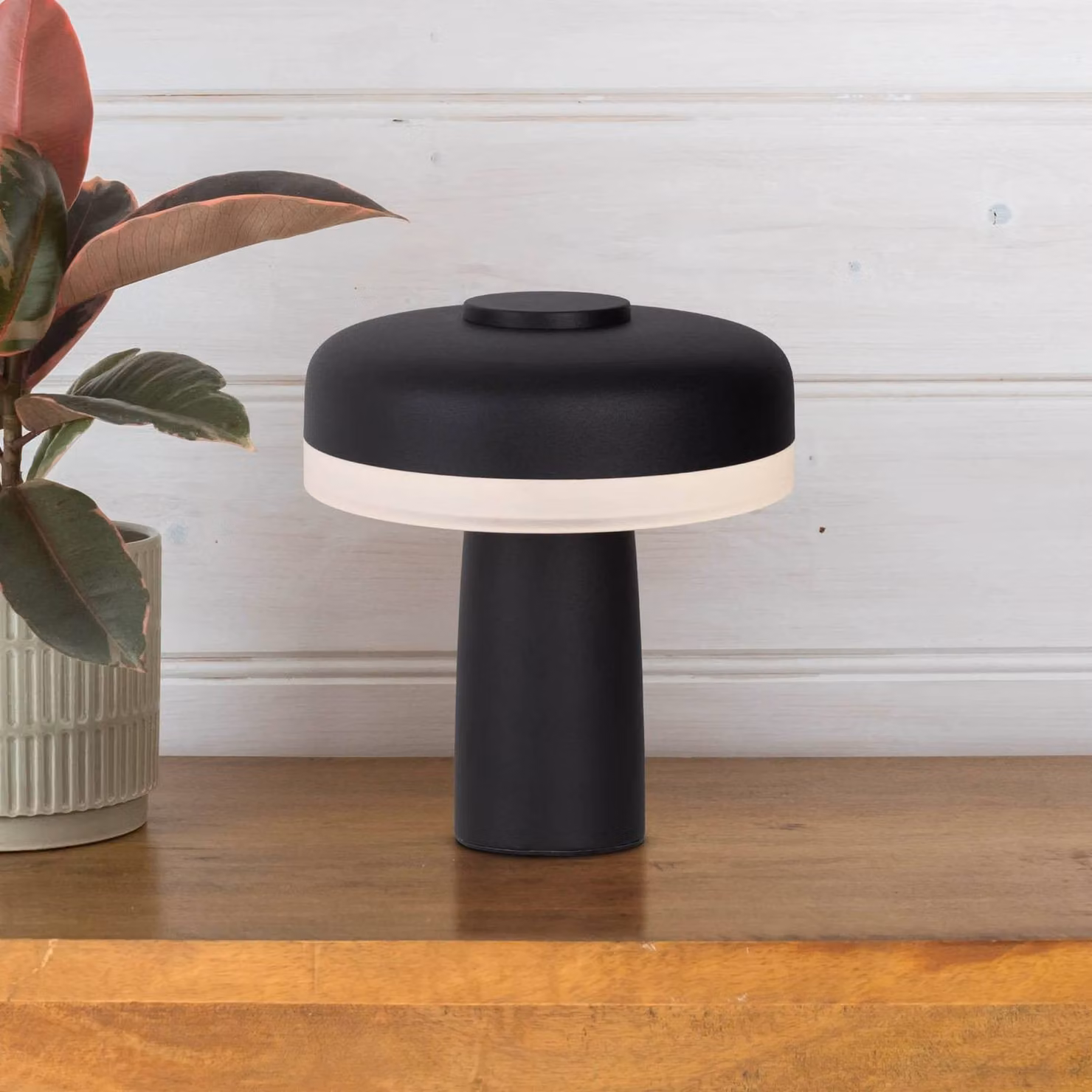 Näve Lampada da tavolo a LED Pilu, dimmerabile, Nero, Soggiorno / Sala da pranzo, Metallo, Moderno, Lampada da tavolo LED