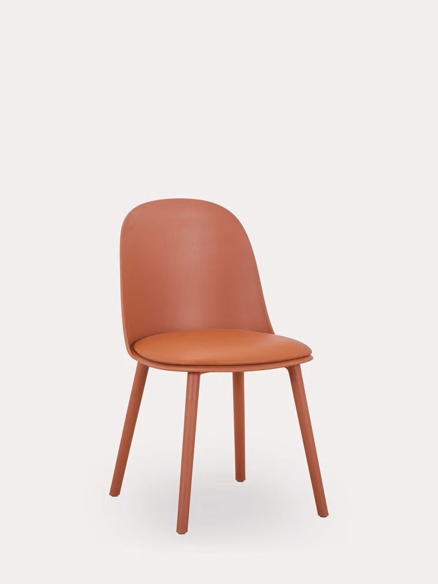 Sedia Brielle in polipropilene color terracotta Kenay Home – 2