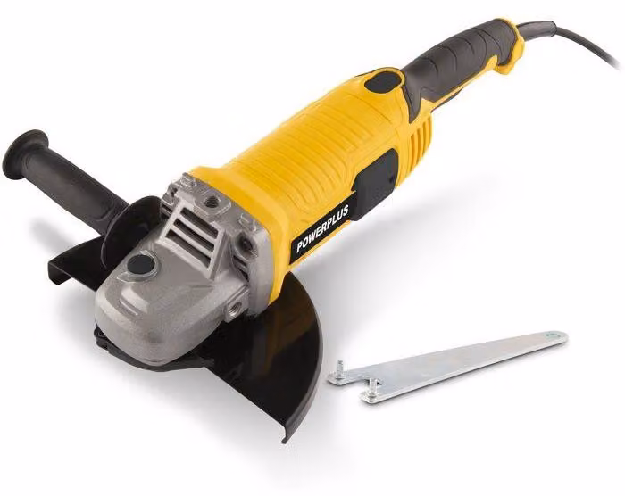 Angle grinder - POWERPLUS - POWX0606 - 2400 W - 230 mm diameter sanding disc - Adjustable auxiliary handle