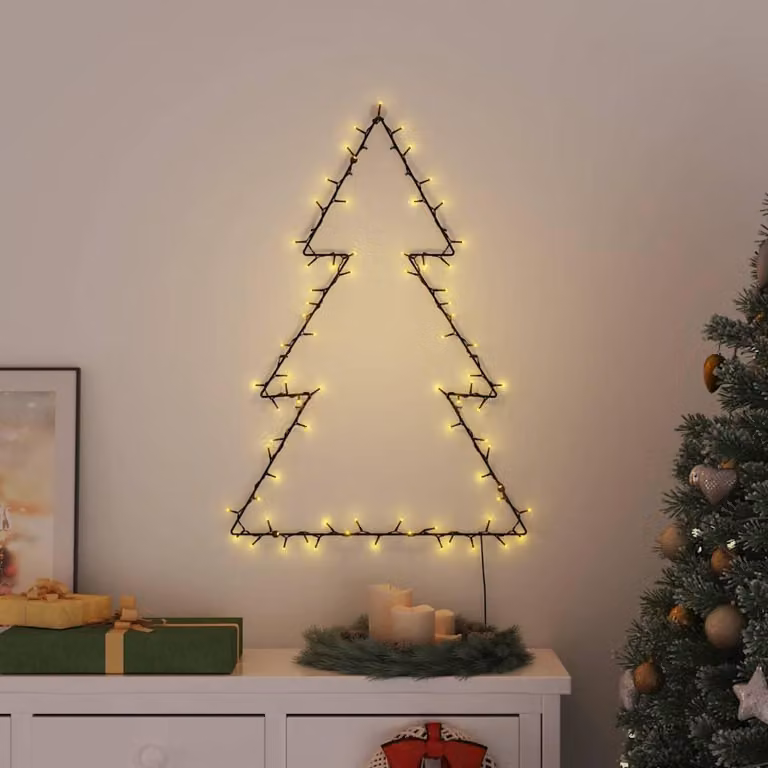 vidaXL Luci di Natale Sagoma dell'albero di Natale 115 LED